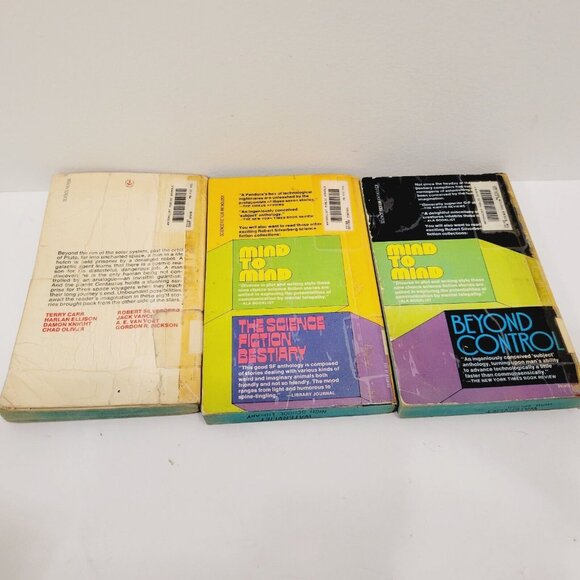 Vtg Roberty Silverberg Books Deep Space Beyond Control Science Fiction Bestiary - Picture 8 of 9